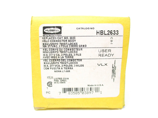 HUBBELL HBL2633 277V 30A NSMP
