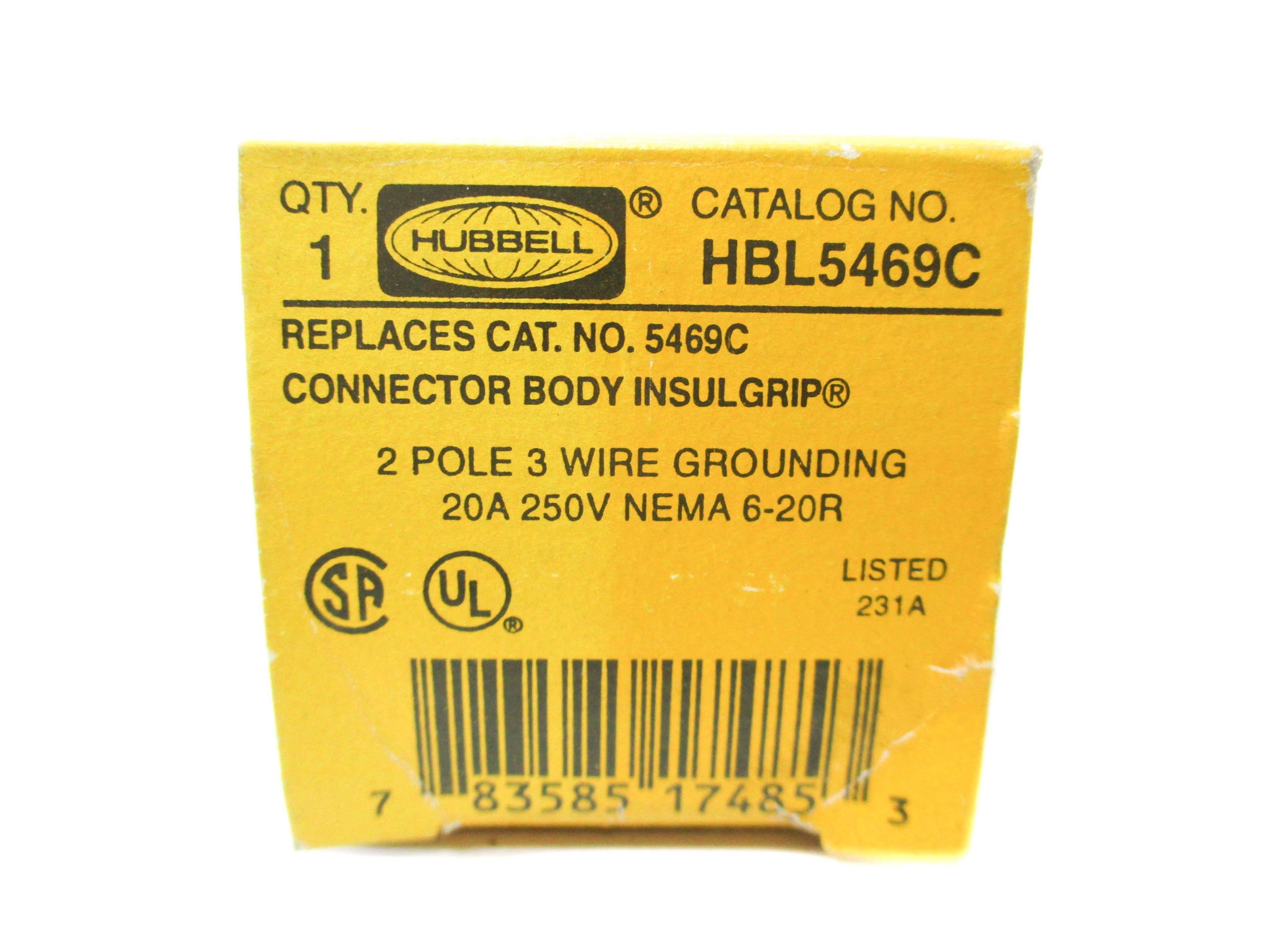 HUBBELL HBL5469C 20A 250V NSMP