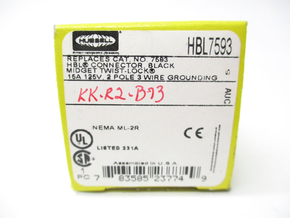 HUBBELL HBL7593 125V 15A NSMP