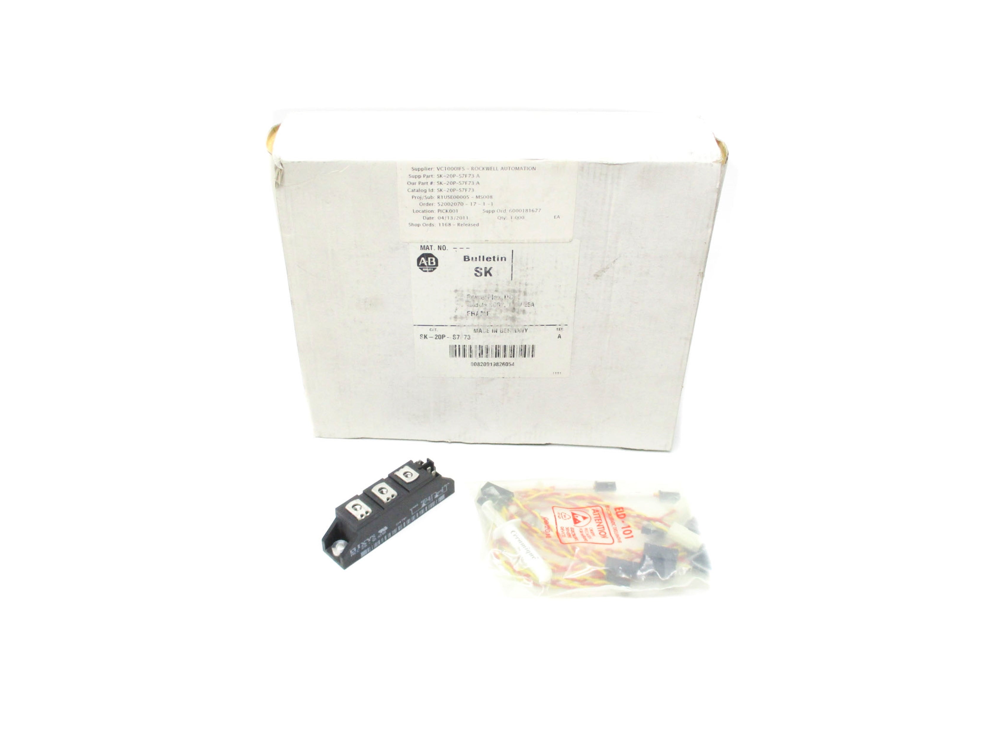 INDUSTRIAL SPARE PART SK-20P-S7F73 SER. A (WH) NSMP