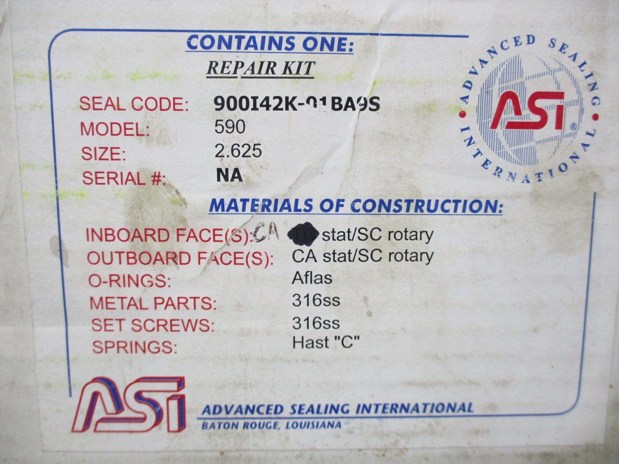 ASI 900I42K-01BA9S NSMP
