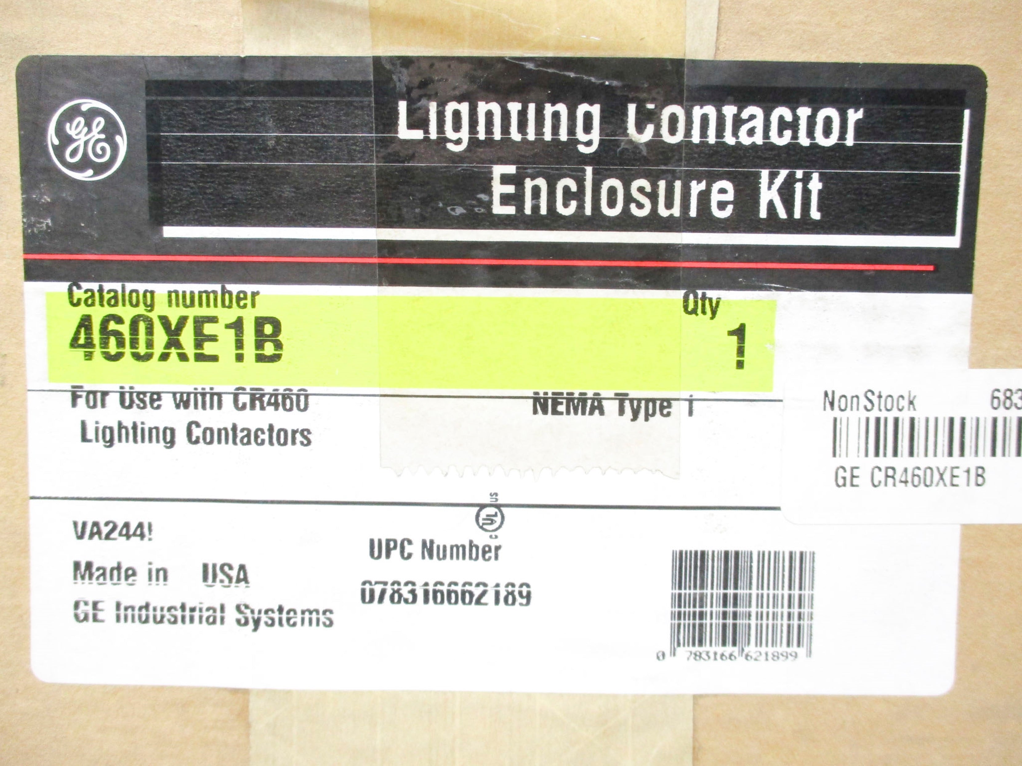 GENERAL ELECTRIC 460XE1B NSMP