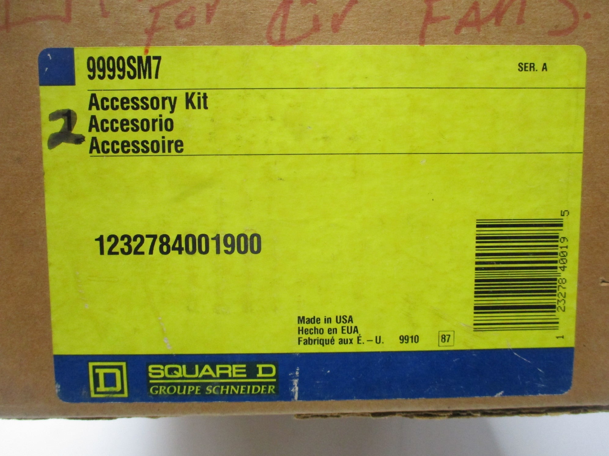 SQUARE D 9999SM7 SER. A (PKG OF 2) NSMP