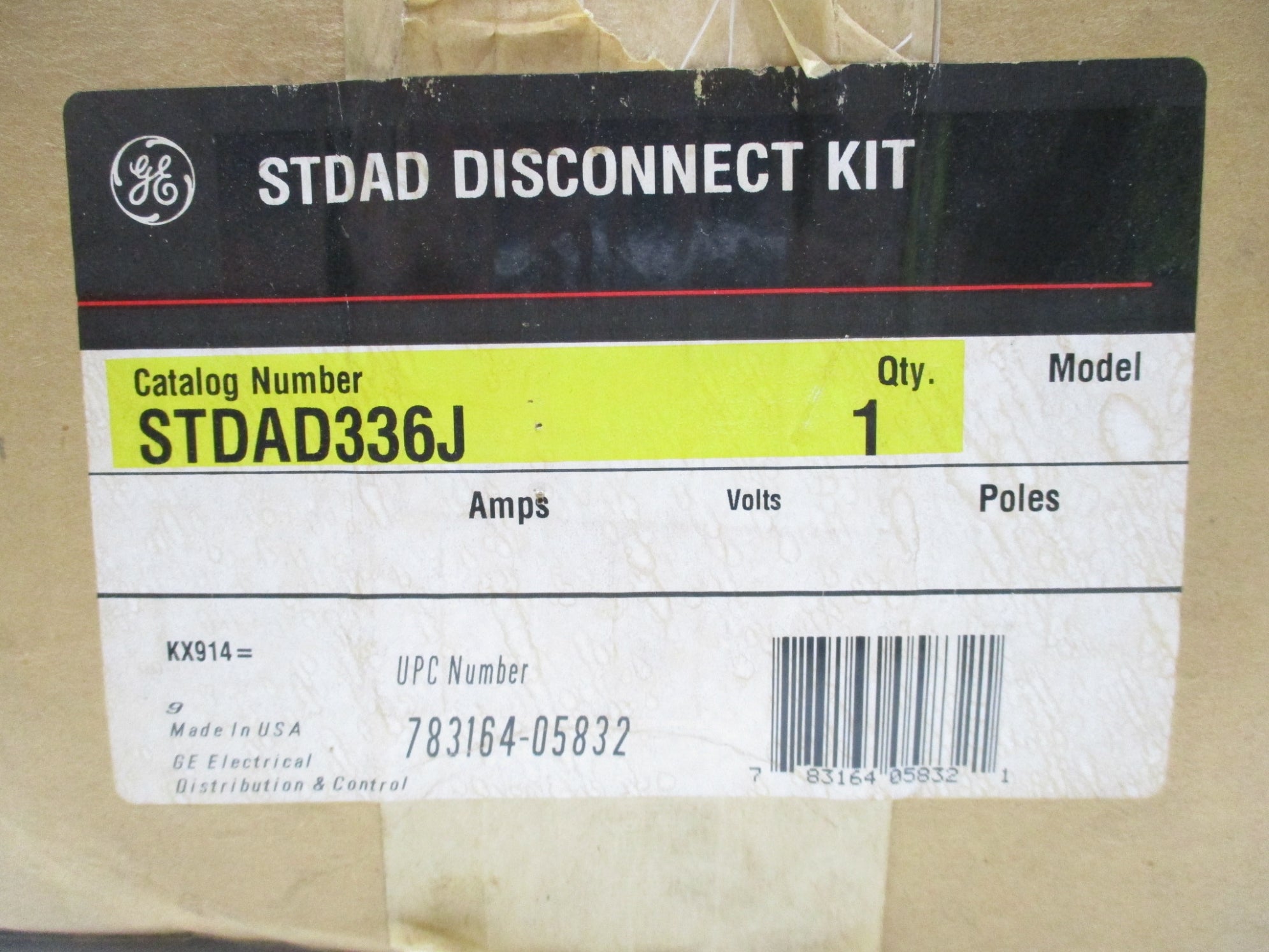 GENERAL ELECTRIC STDAD336J NSMP