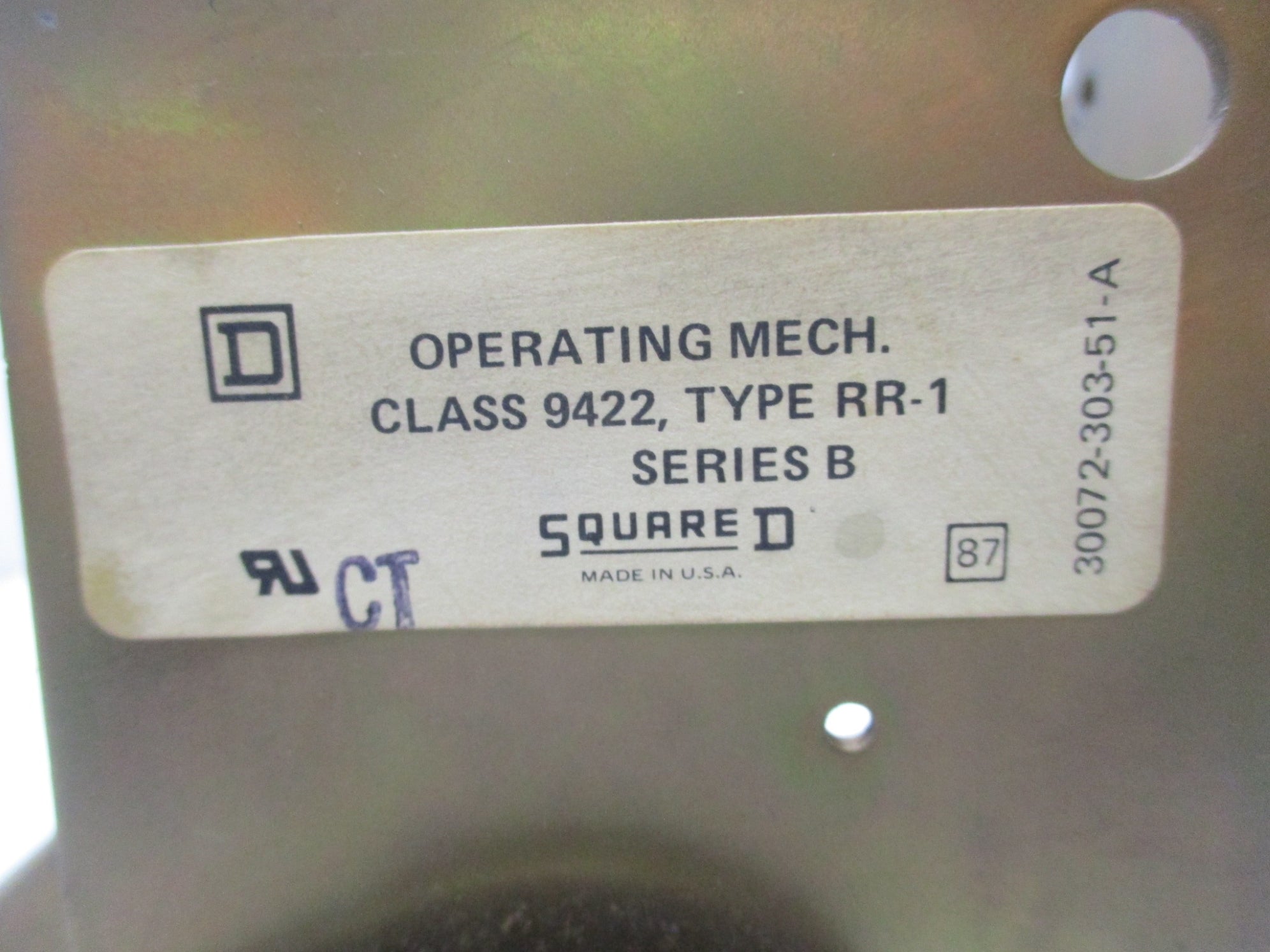SQUARE D 9422RR1 SER. B NSNP