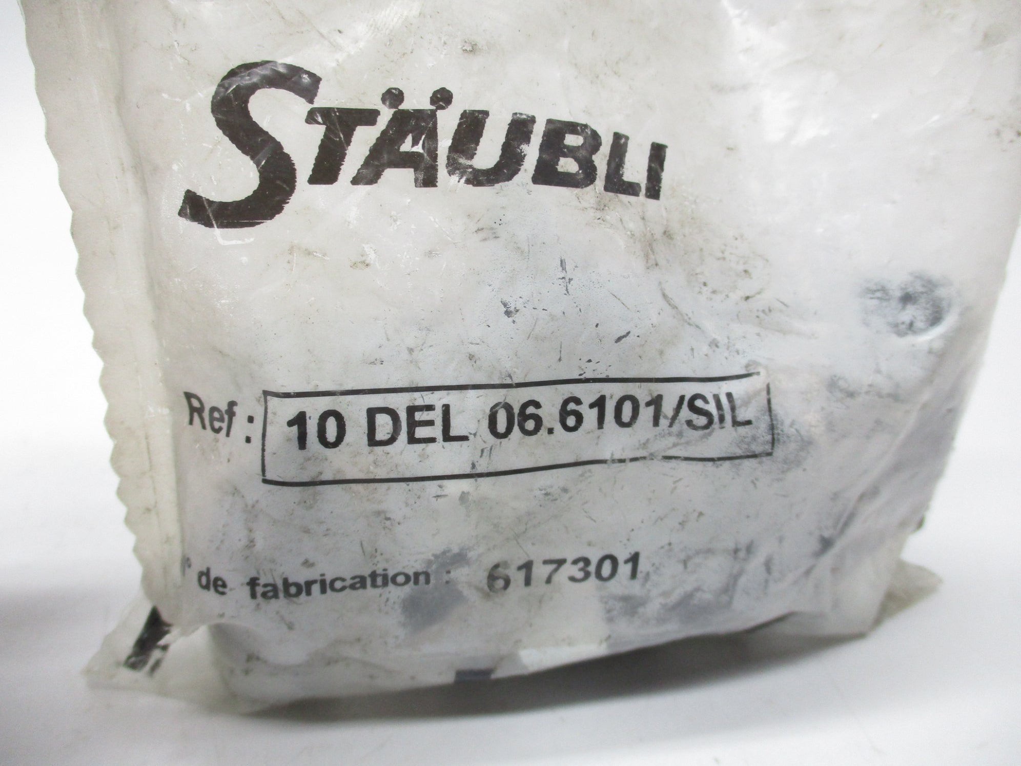 STAUBLI 10DEL06.6101/SIL (PKG OF 10) NSMP