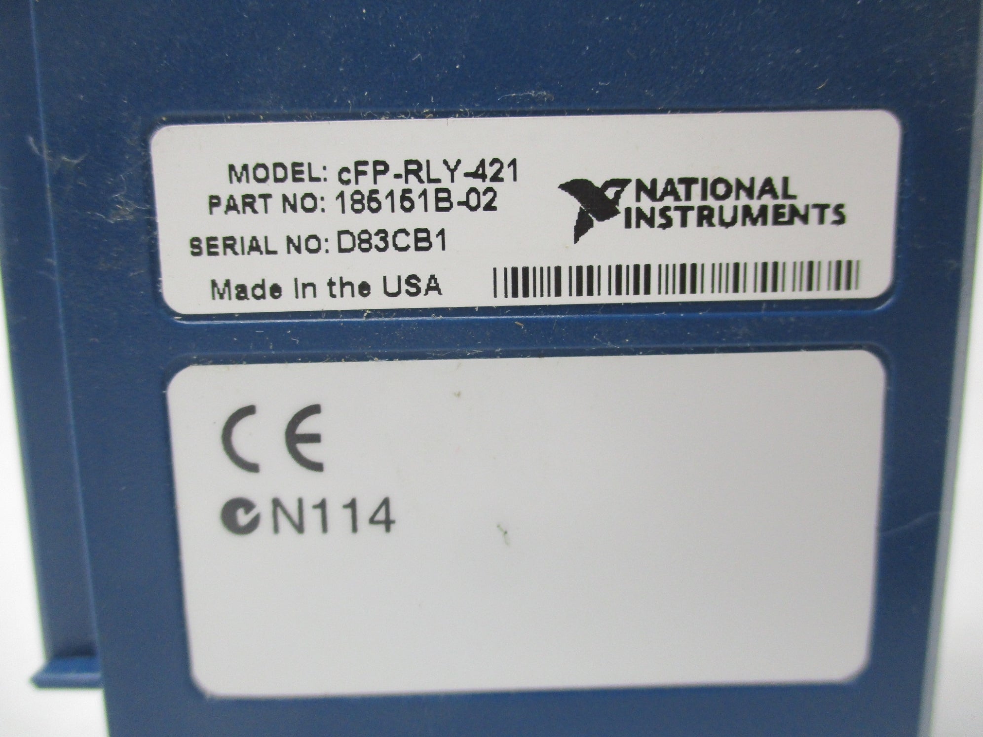 NATIONAL INSTRUMENTS CFP-RLY-421 185151B-02 NSMP