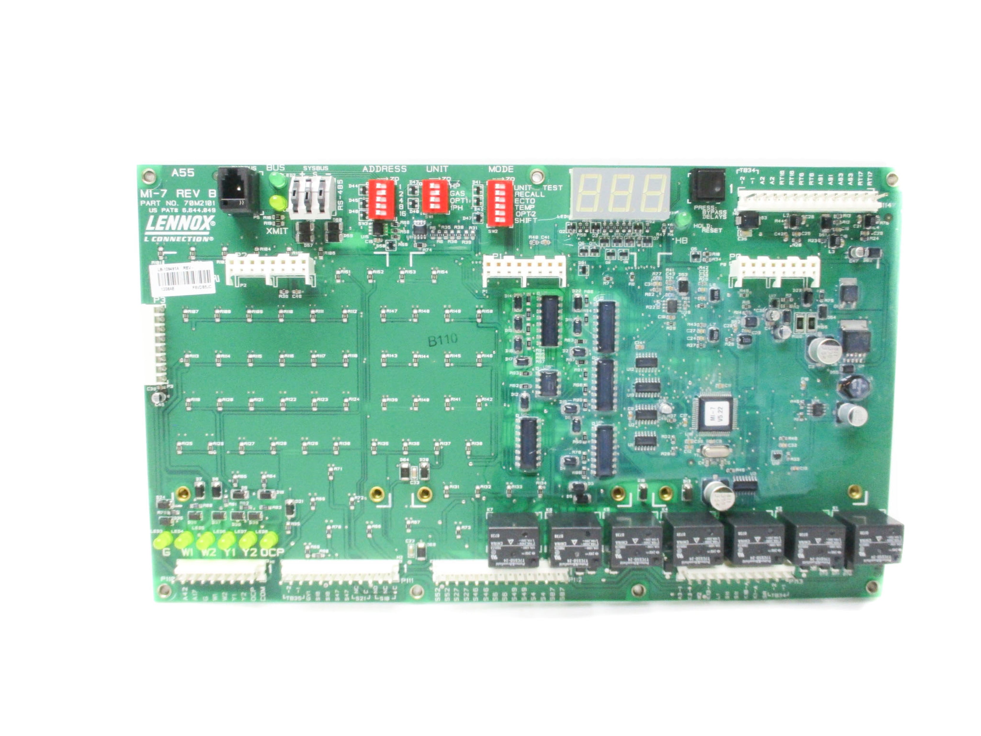 LENNOX 70M2101 LB-109491A REV. B NSNP