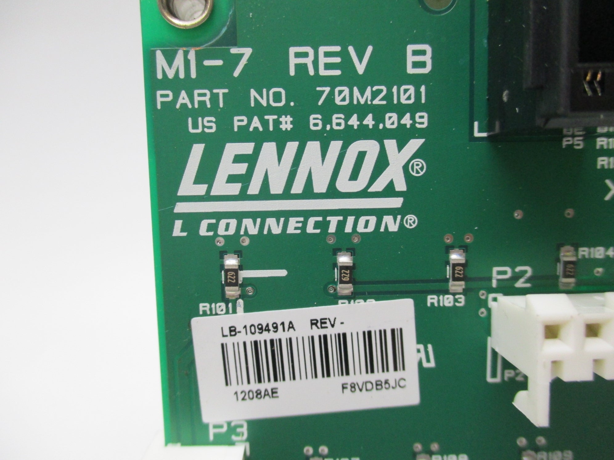 LENNOX 70M2101 LB-109491A REV. B NSNP