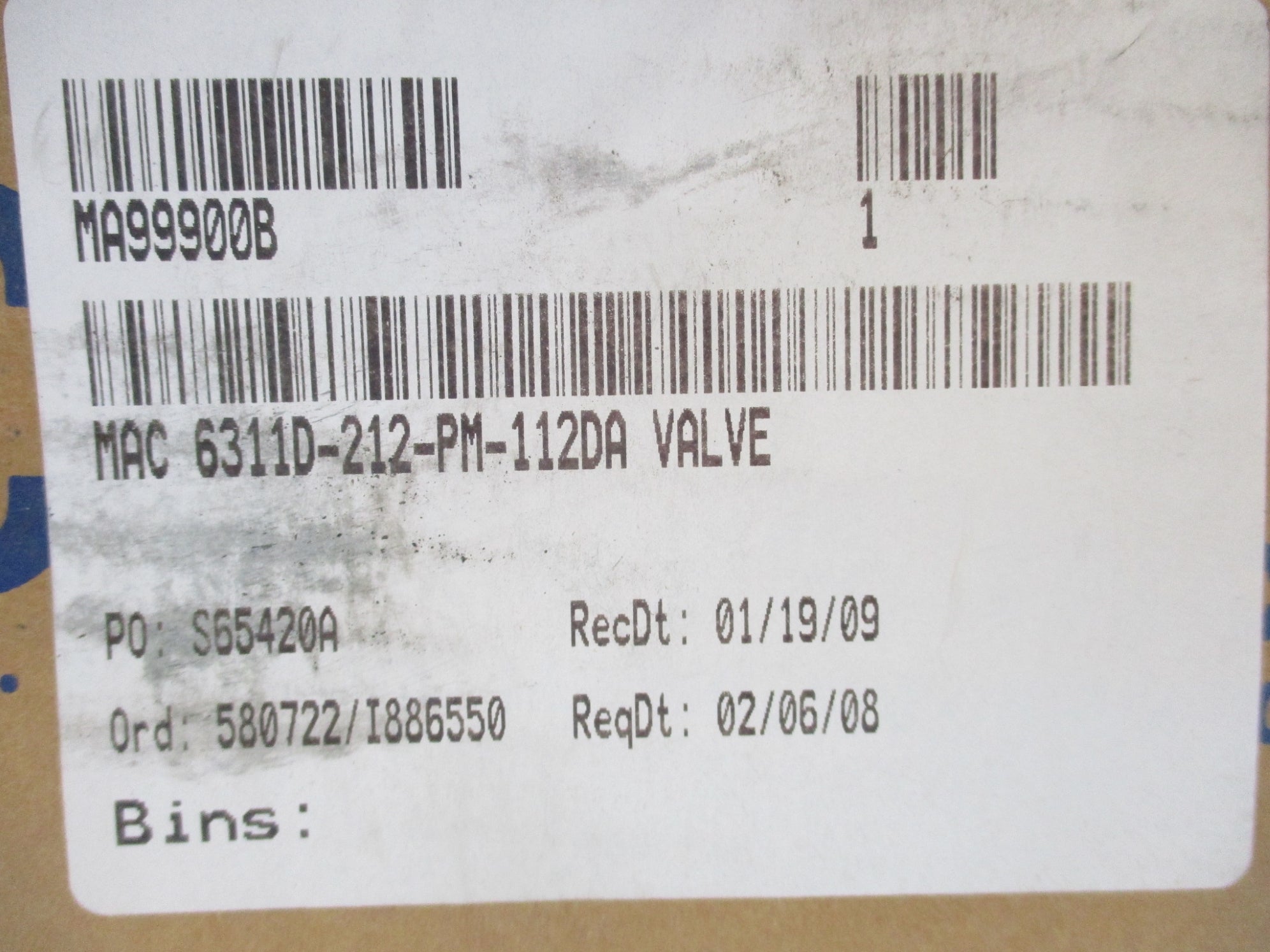 MAC 6311D-212-PM-112DA NSFS