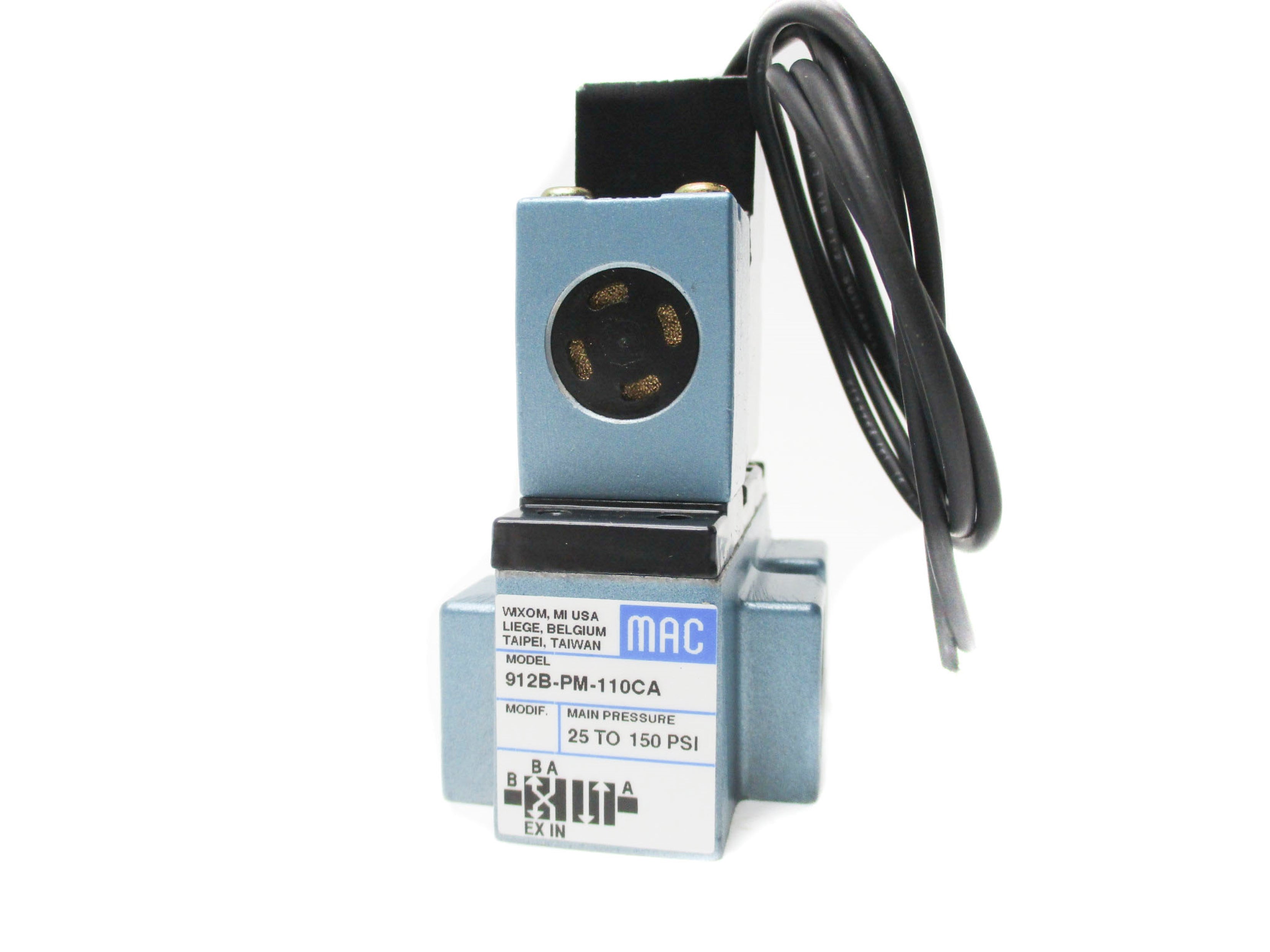 MAC 912B-PM-110CA 25-150 PSI NSMP