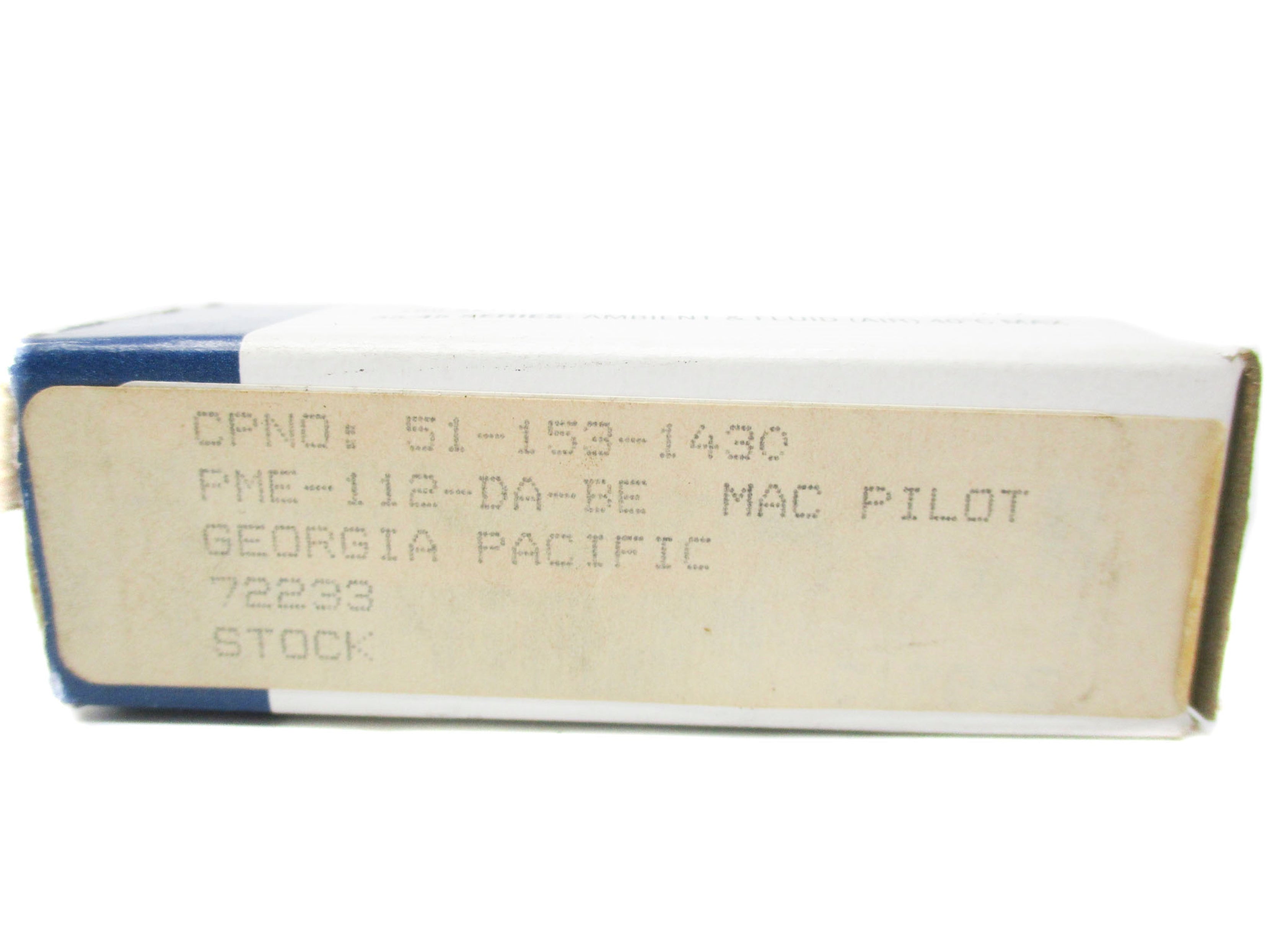 MAC PME-112-DA-BE 25-150 PSI NSMP