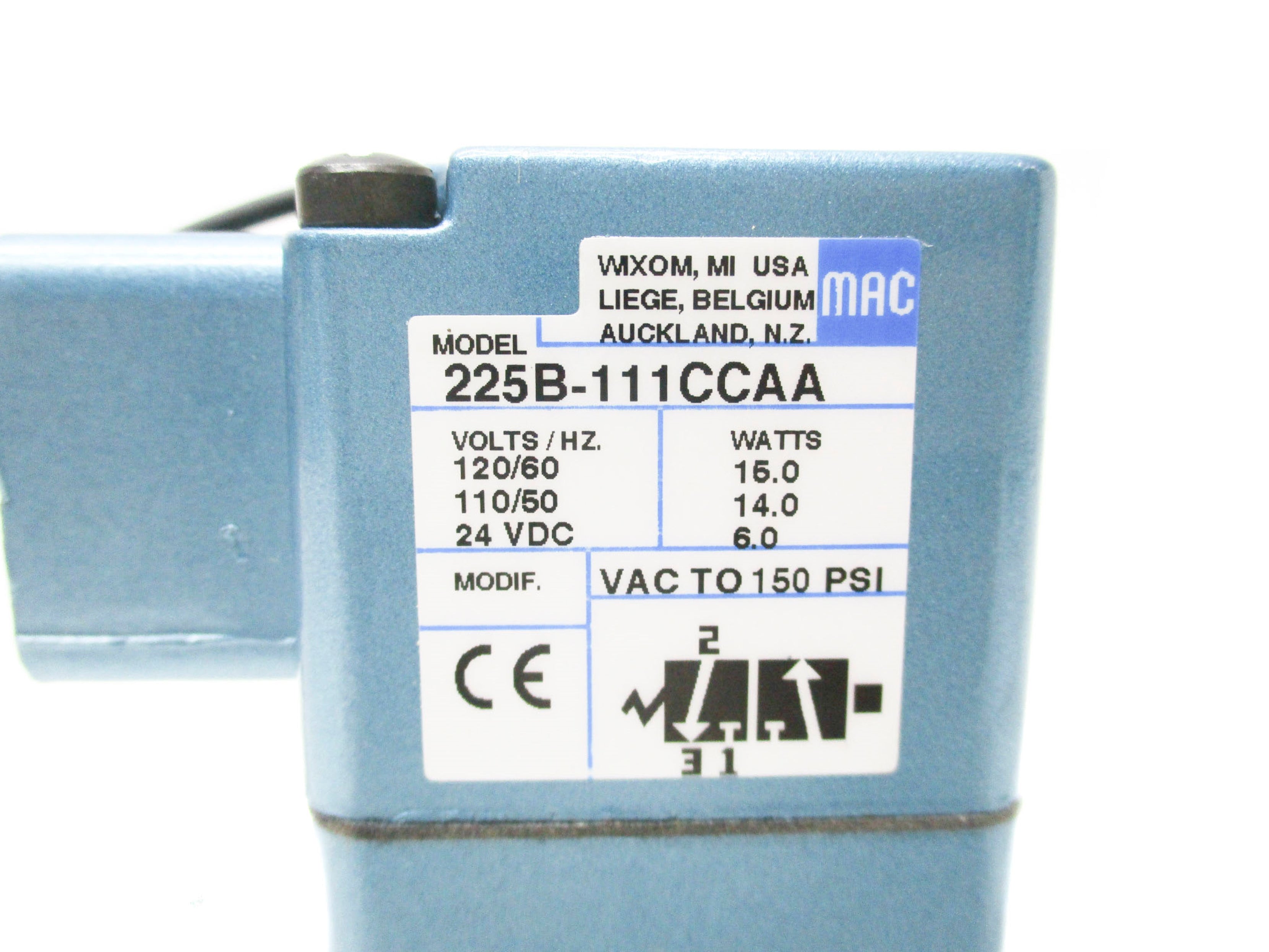 MAC 225B-111CCAA 150 PSI 110-120V NSNP