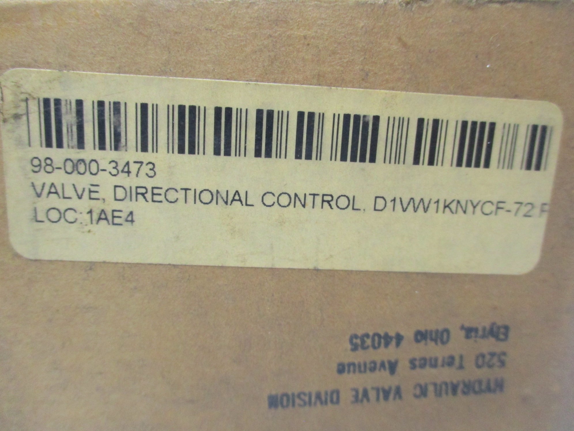 PARKER D1VW1KNYCF-72P 5000 PSI 110-120V NSMP