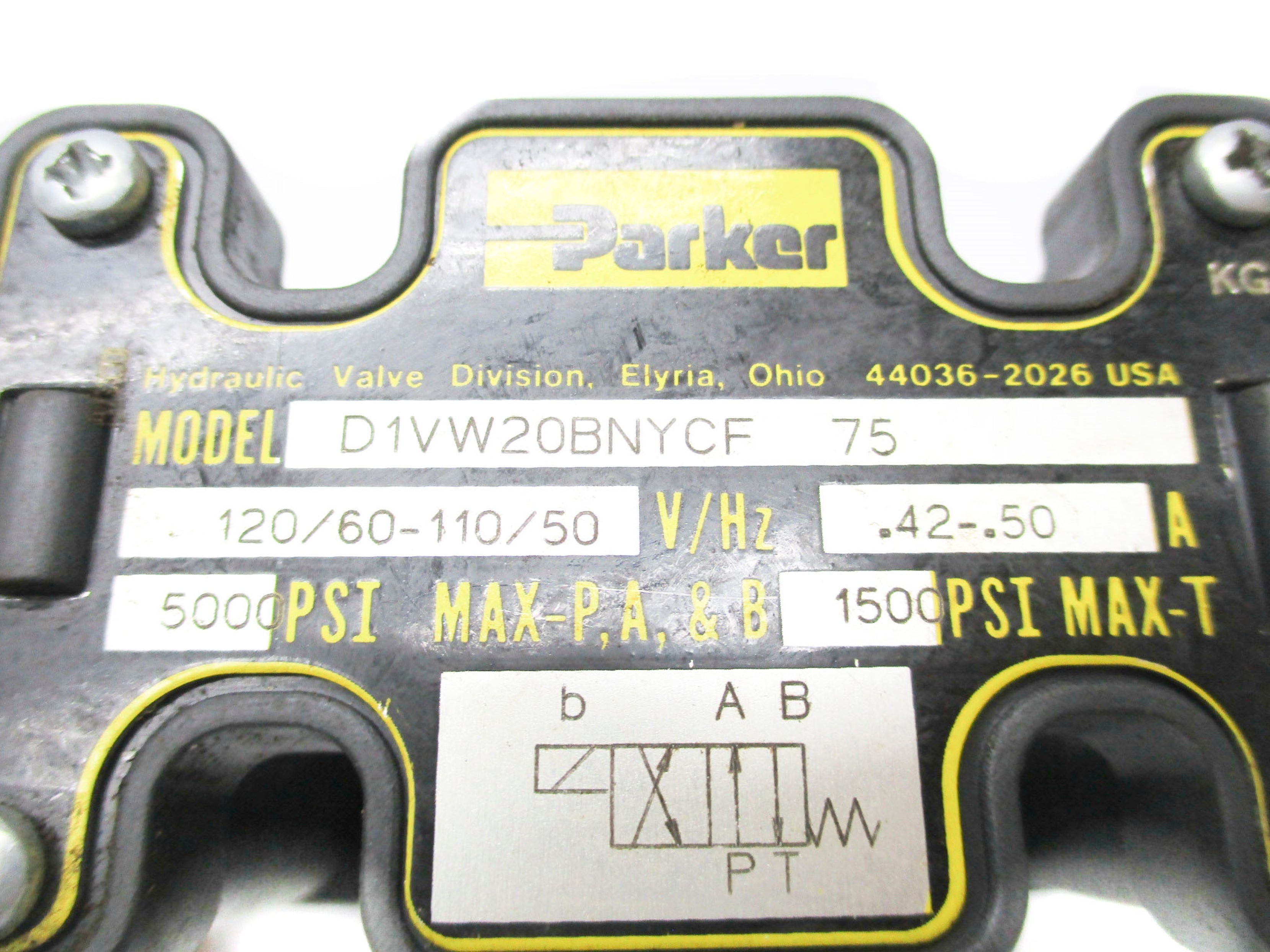 PARKER D1VW20BNYCF-75 110-120V NSNP
