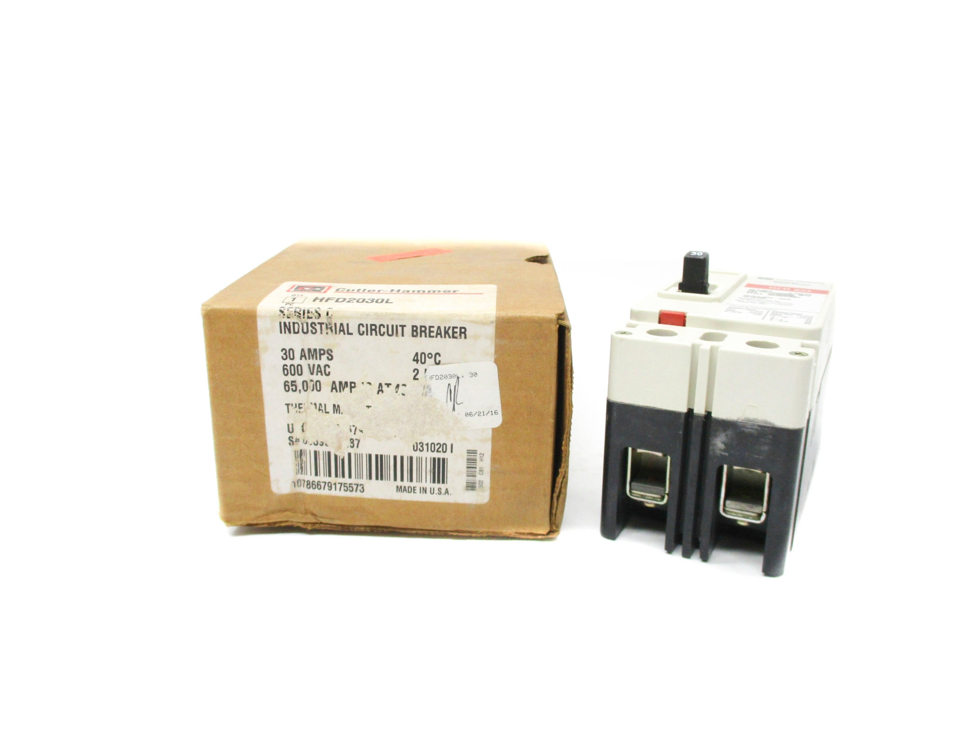 CUTLER HAMMER HFD2030L SER. C 6639C97G87 600VAC NSMP