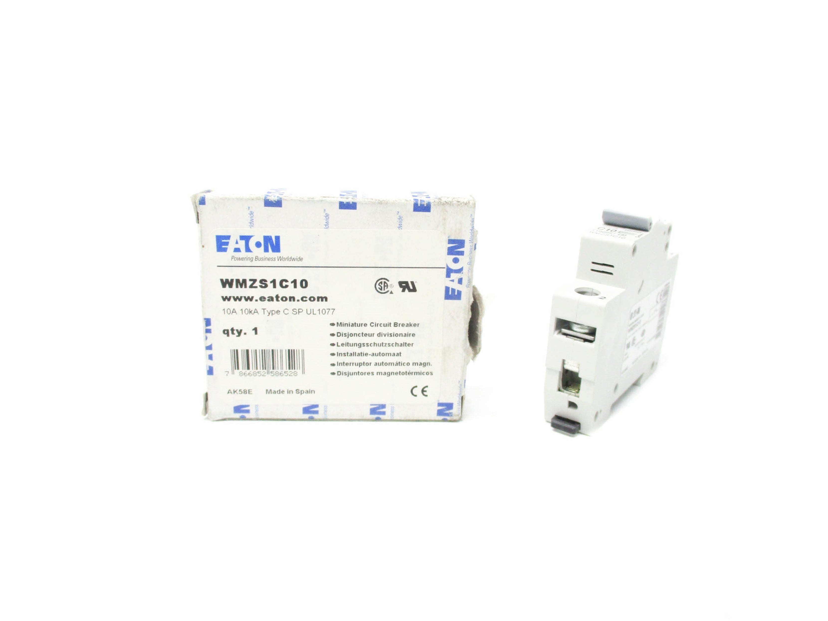 EATON WMZS1C10 230/400V 10A NSMP