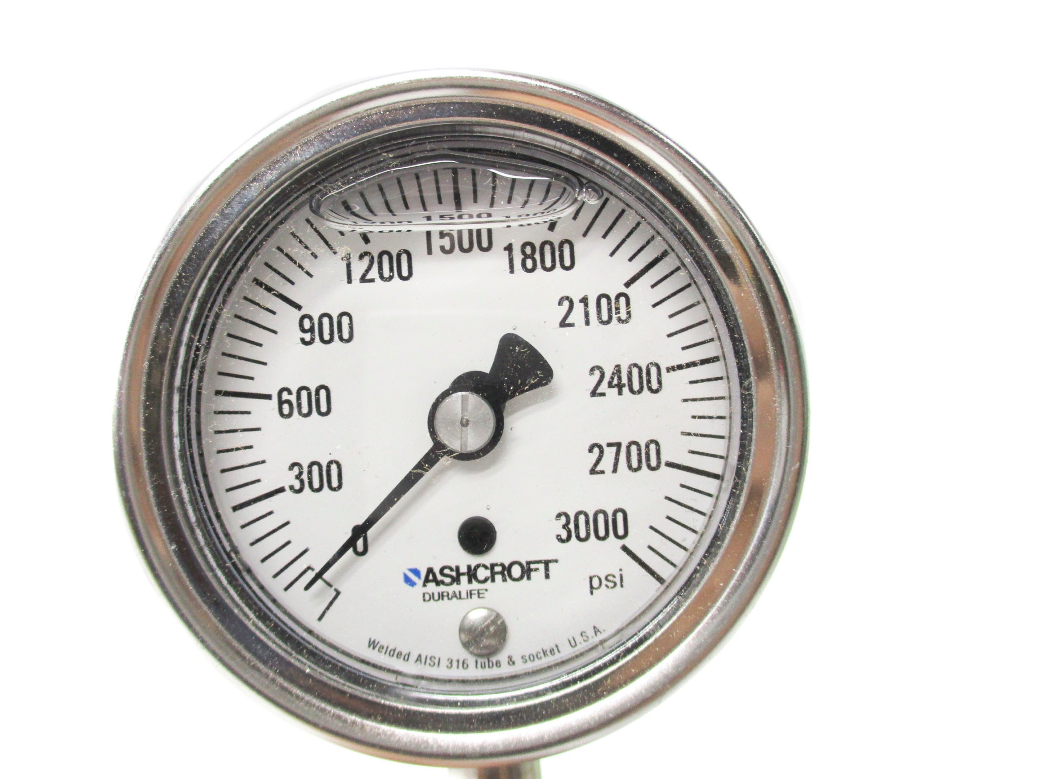 ASHCROFT 25-1009-SWL-02L-3000# 0-3000PSI NSMP
