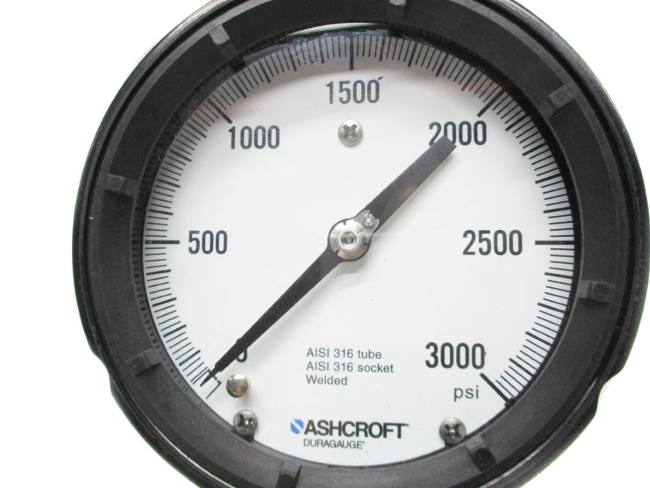 ASHCROFT 45-1279-SS-04L-3000# 0-3000 PSI NSMP