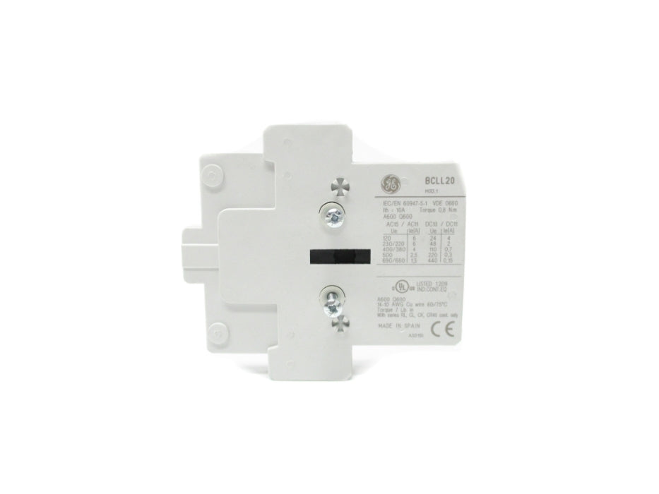 GENERAL ELECTRIC BCLL20 660V 1.5A NSNP