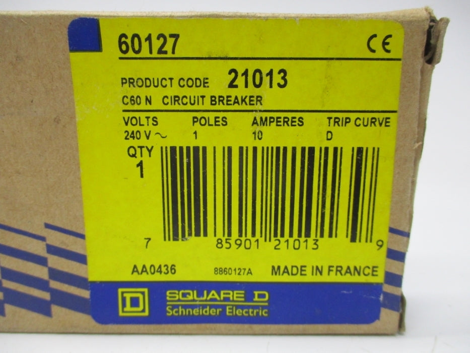 SQUARE D 60127 240V 10A NSMP