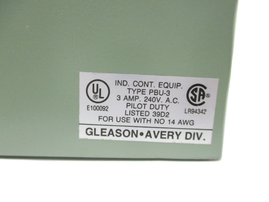 GLEASON PBU-3 NSNP
