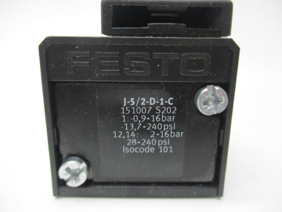 FESTO J-5/2-D-1-C 151007 28-240PSI NSNP