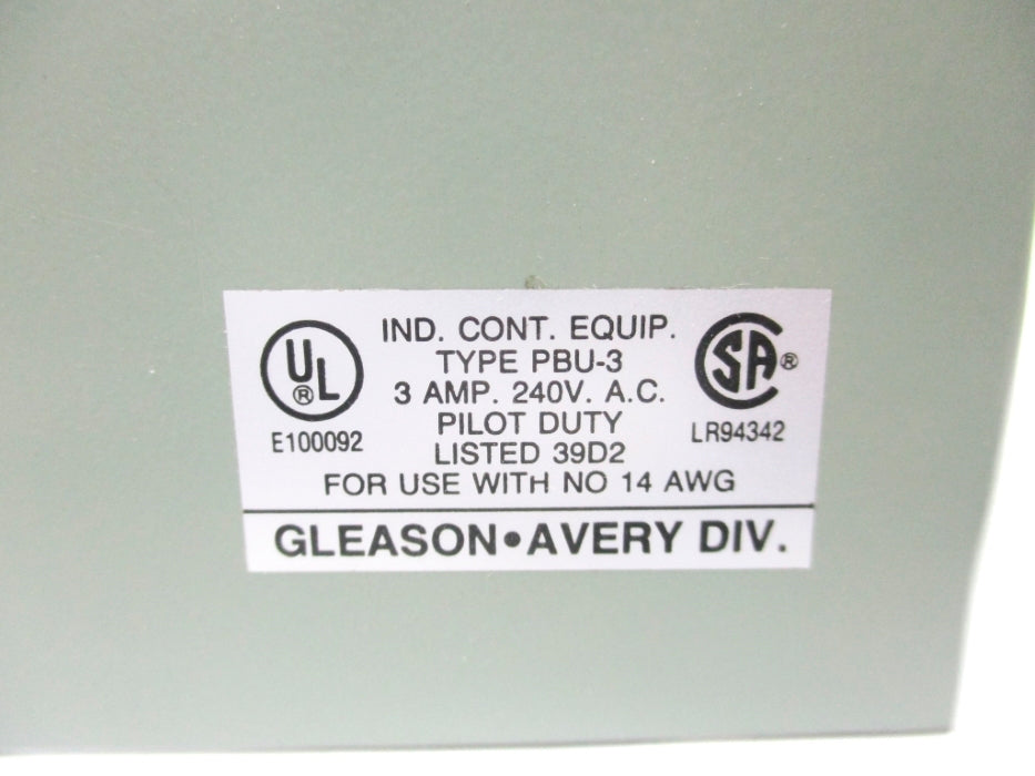 GLEASON PBU-3 NSNP