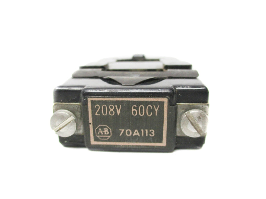 INDUSTRIAL SPARE PART 70A113 208V UNMP