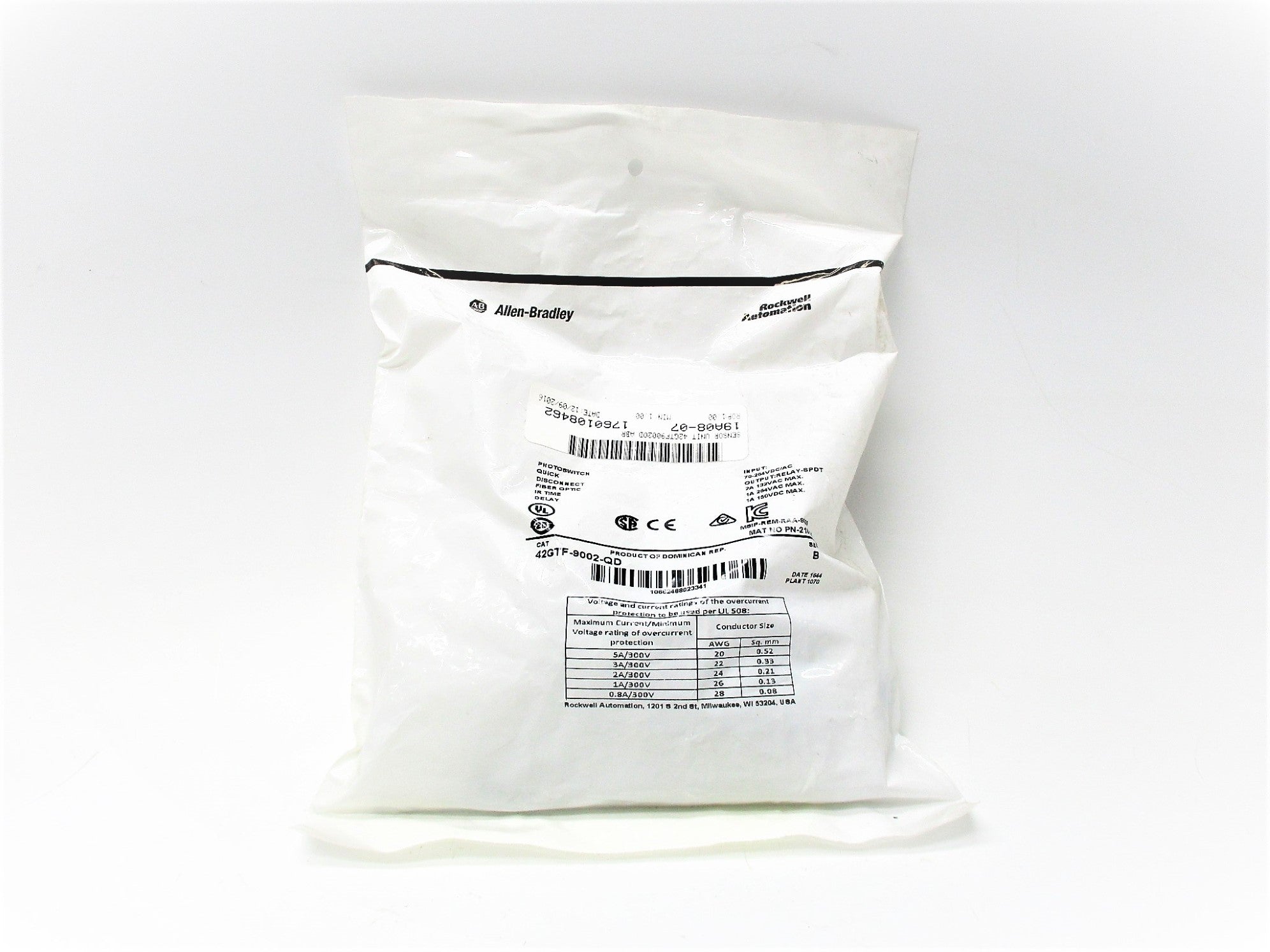 ALLEN BRADLEY 42GTF-9002-QD SER. B NSMP