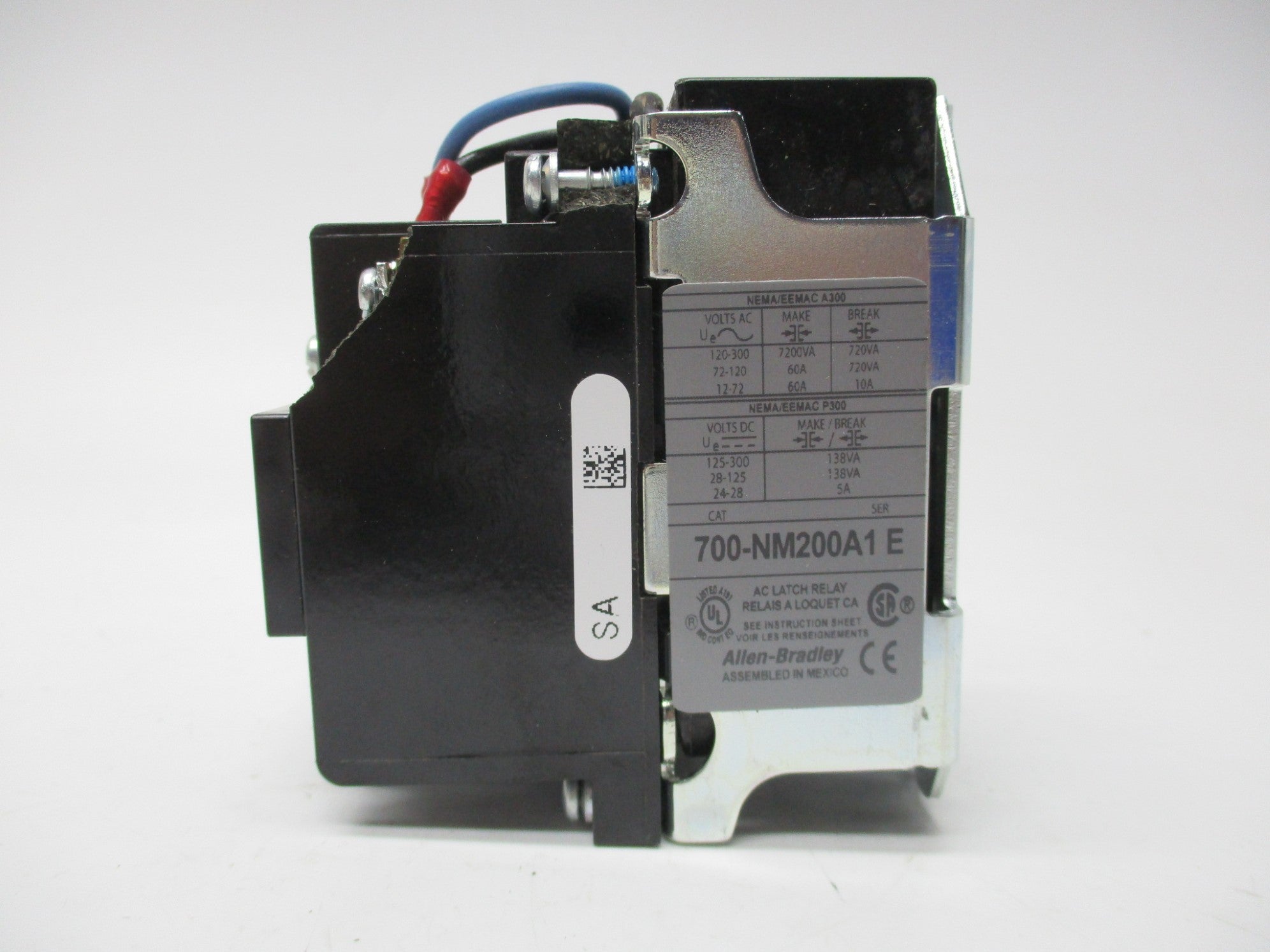 ALLEN BRADLEY 700-NM200A1 SER. E 115-120V (AS PICTURED) NSMP