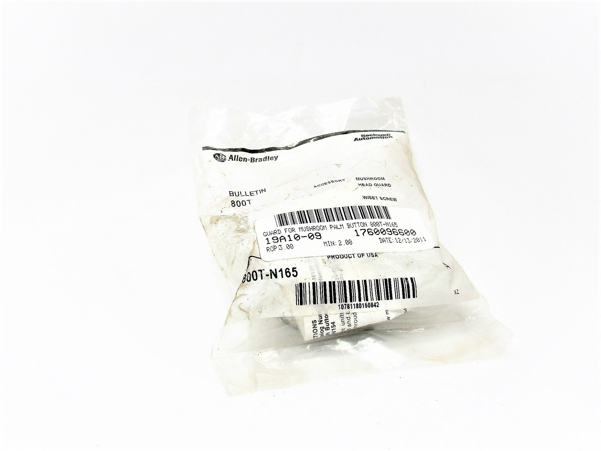 ALLEN BRADLEY 800T-N165 SER. A NSMP