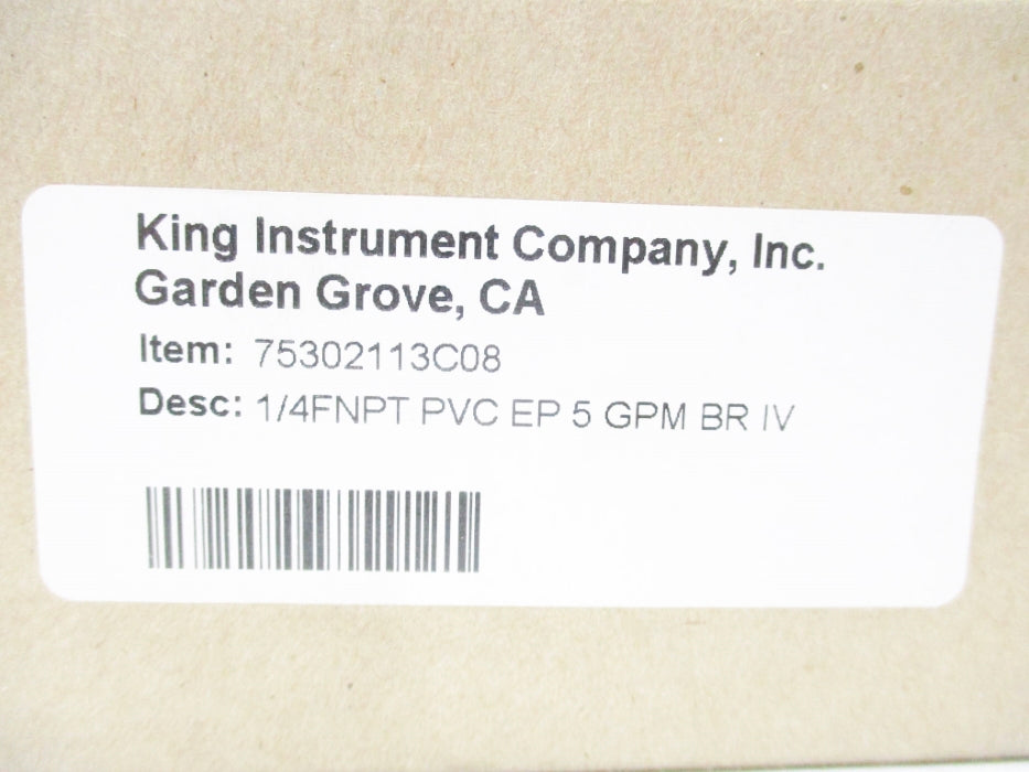 KING INSTRUMENT 75302113C08 NSMP