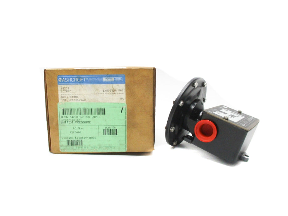 ASHCROFT B420B 125/250VAC 15A 60" H2O NSMP