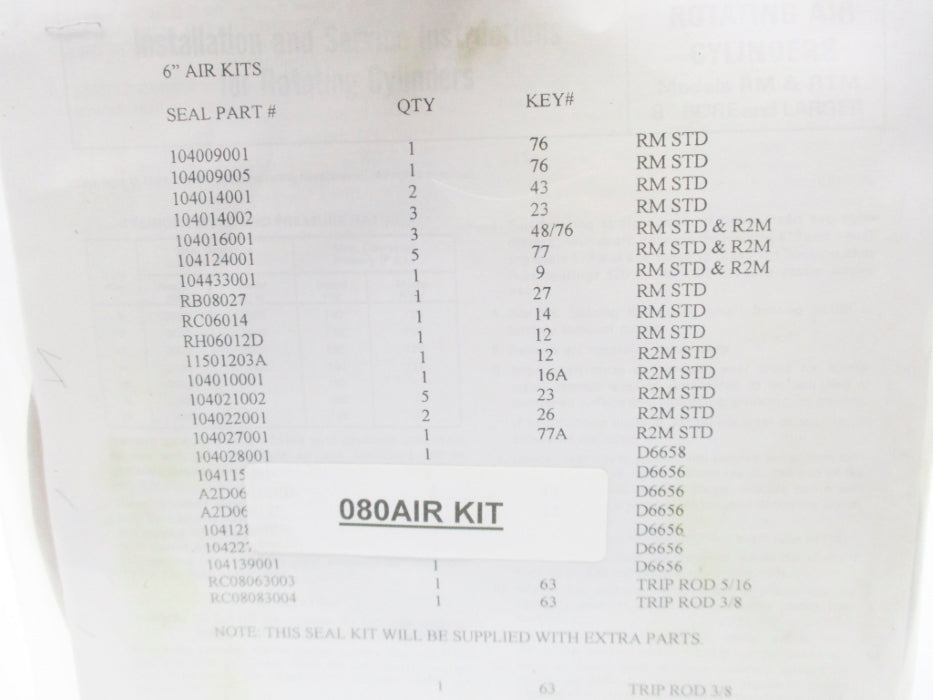 SP 080AIR-KIT NSMP