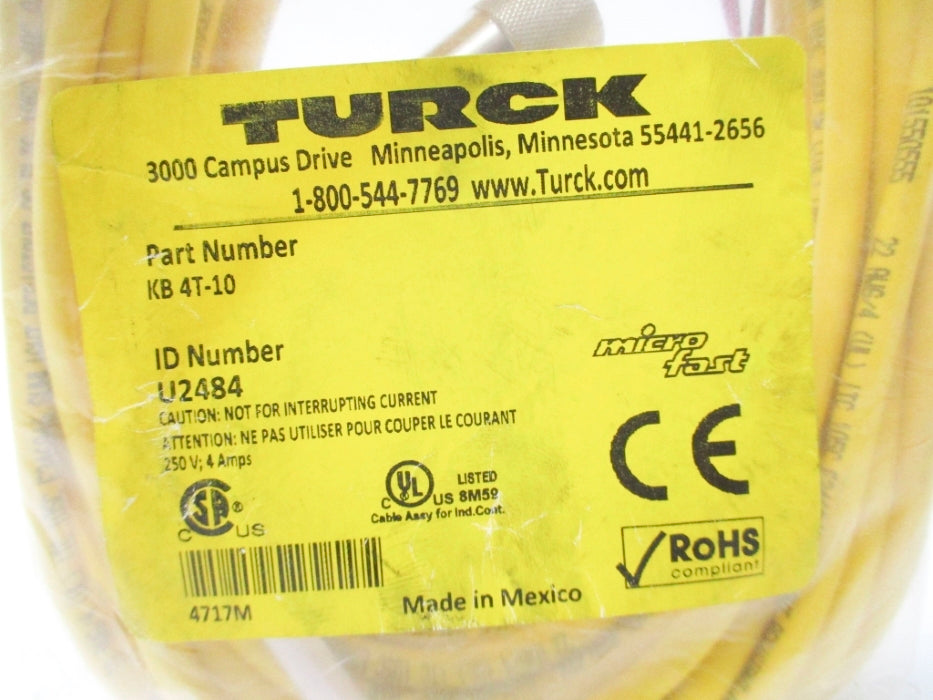 TURCK KB4T-10 U2484 NSMP