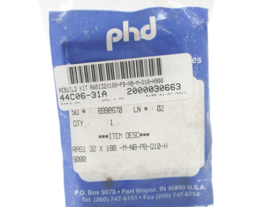 PHD RAS132X180-M-NB-PB-Q10-H9000 NSMP