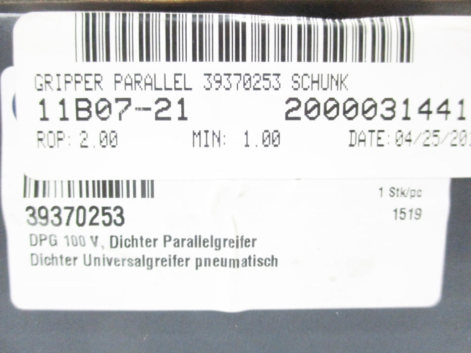 SCHUNK 39370253 NSMP