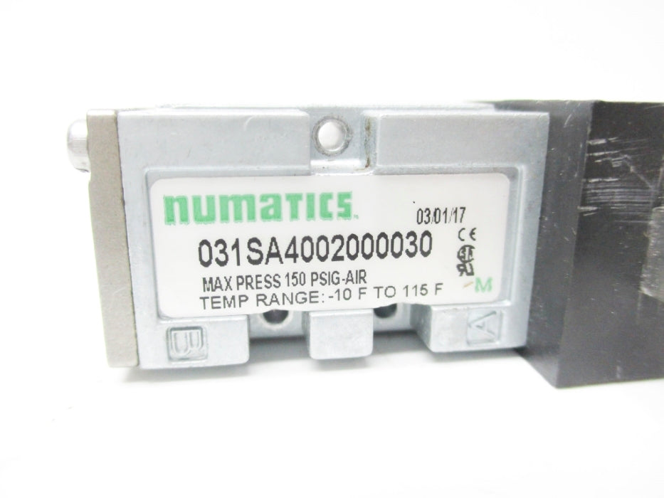 NUMATICS 031SA4002000030 150PSIG UNMP