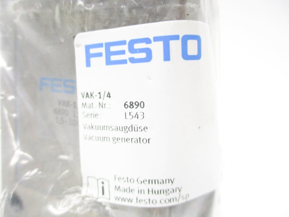 FESTO VAK-1/4 6890 NSMP