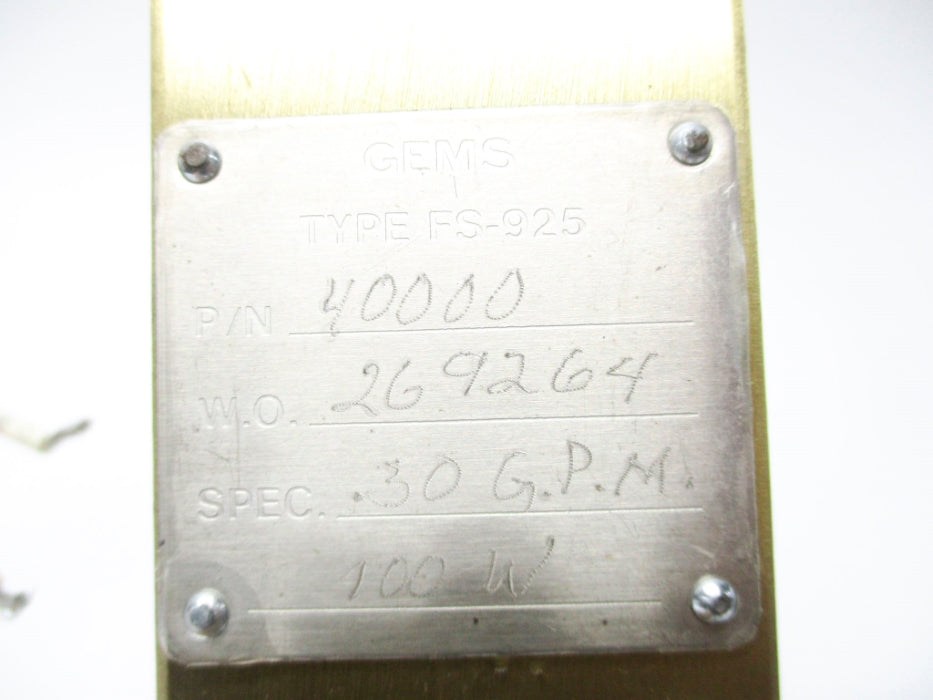GEMS FS-925 40000 NSNP