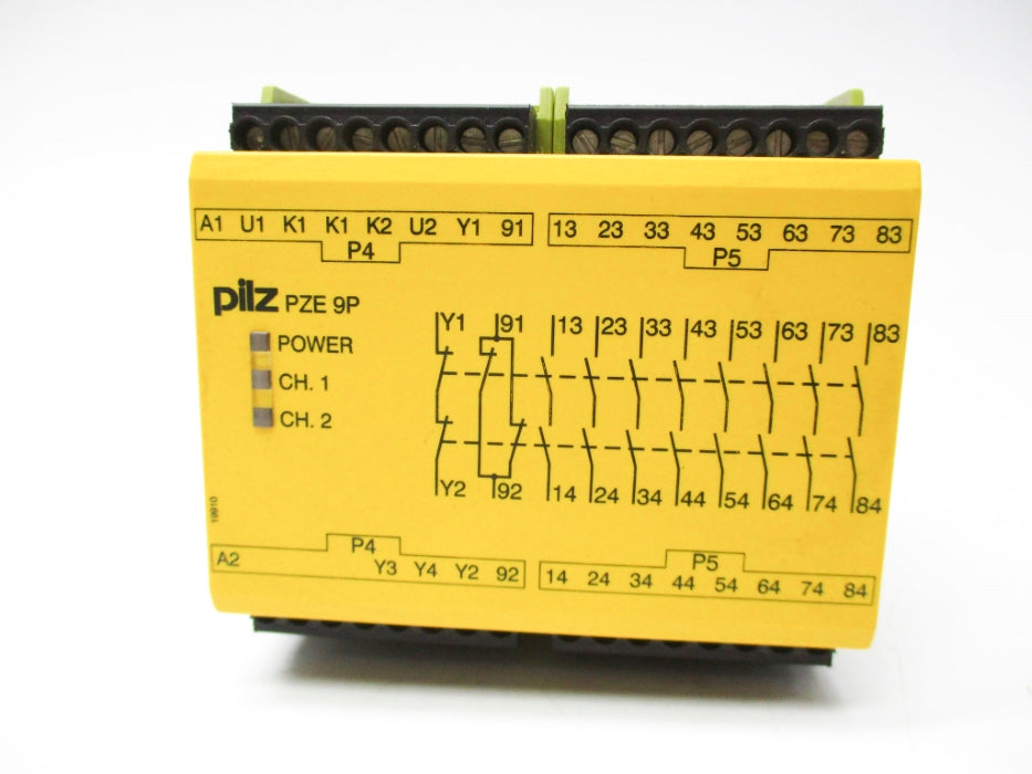 PILZ PZE9P24VACDC8N/O1N/C 777140 24VAC/DC NSMP