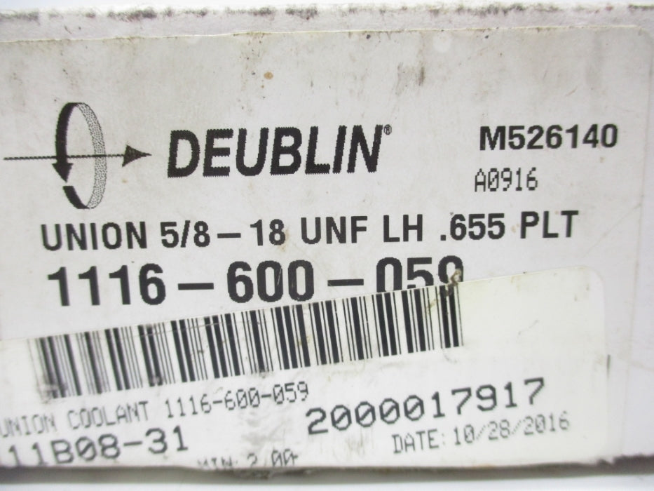 DEUBLIN 1116-600-059 NSMP
