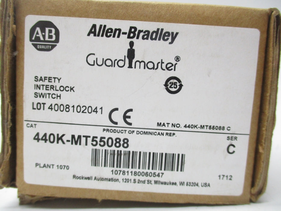 ALLEN BRADLEY 440K-MT55088 SER. C (BR/WH) NSMP