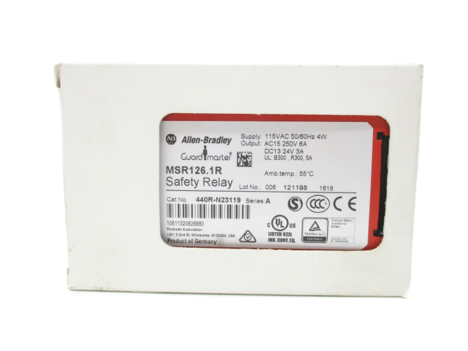 ALLEN BRADLEY 440R-N23119 SER. A 115VAC 6A (WH) NSMP
