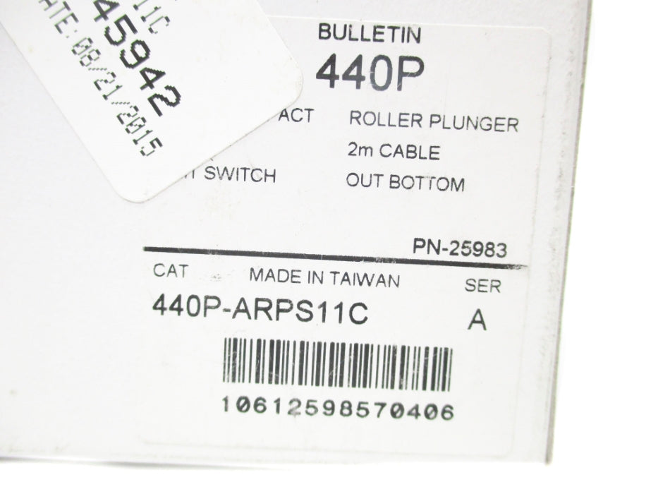 ALLEN BRADLEY 440P-ARPS11C SER. A (WH) NSMP