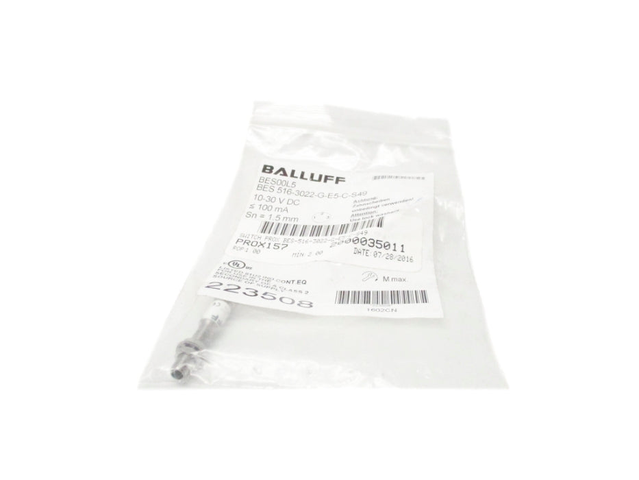 BALLUFF BES516-3022-G-E5-C-S49 BES00L5 NSMP