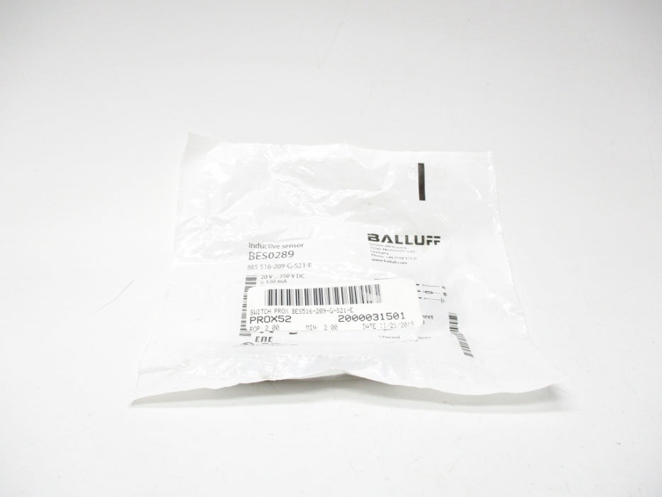 BALLUFF BES516-3022-G-E5-C-S49 BES0289 NSMP