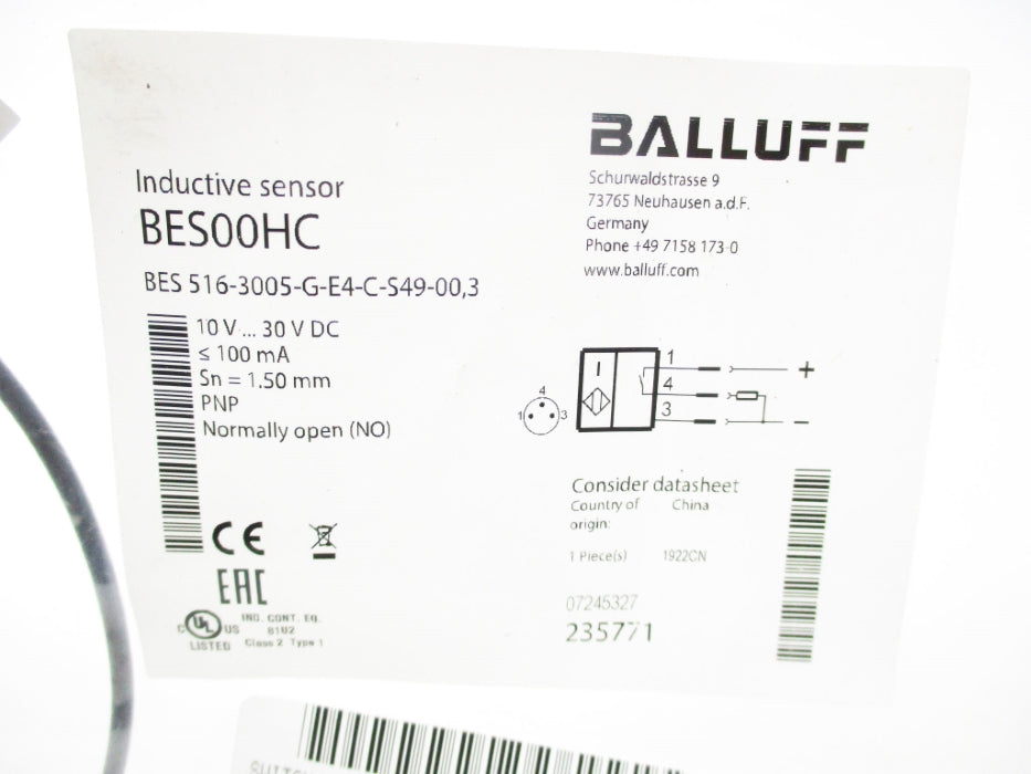 BALLUFF BES00HC NSMP