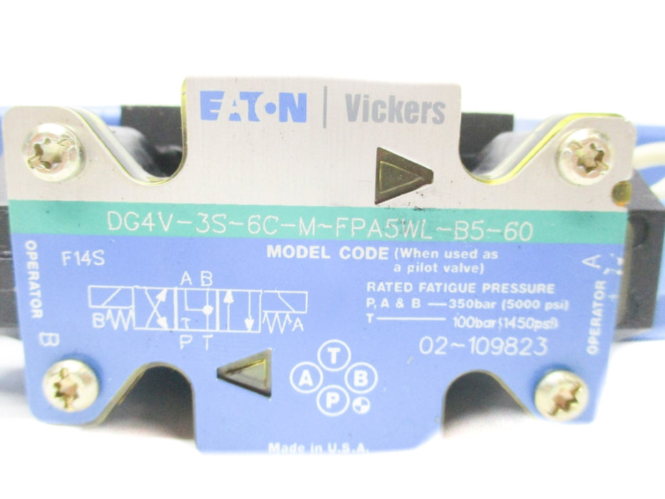 EATON DG4V-3S-6C-M-FPA5WL-B5-60 1450PSI (AS PICTURED) NSNP